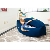 48' Comfy Hugging Peapod Sensory Pod - Blue - Modern Teaching Aids NZ
