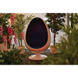 Blue Egg Chair With Lights And Speakers