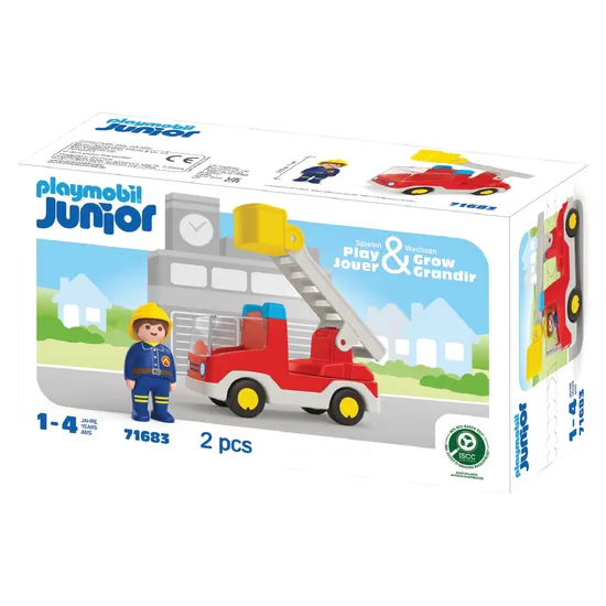 Playmobil - JUNIOR: Ladder Unit Fire Truck