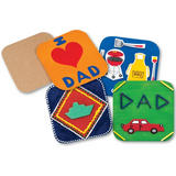 Papier Mache Square Coasters - Pack of 10 - Modern Teaching Aids NZ