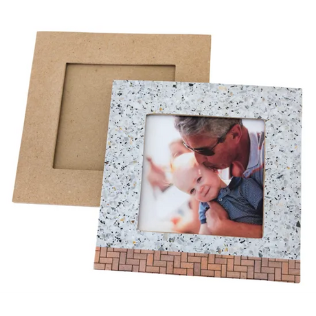Papier Mache Flat Square Photo Frames - Pack of 6 - Modern Teaching Aids NZ