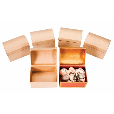 Papier Mache Treasure Chests - Pack of 6 - Modern Teaching Aids NZ