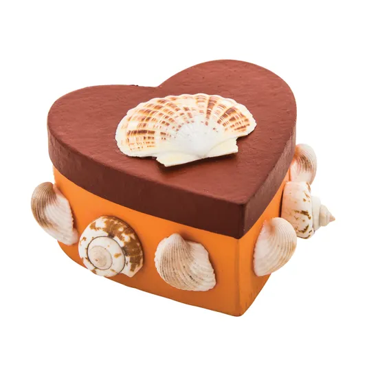 Papier Mache Boxes Heart - Pack of 6 - Modern Teaching Aids NZ