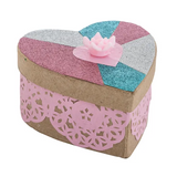 Papier Mache Boxes Heart - Pack of 6 - Modern Teaching Aids NZ