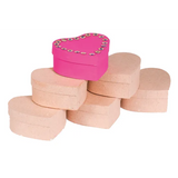 Papier Mache Boxes Heart - Pack of 6 - Modern Teaching Aids NZ
