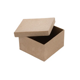 Papier Mache Square Boxes - Pack of 6 - Modern Teaching Aids NZ