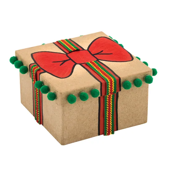 Papier Mache Square Boxes - Pack of 6 - Modern Teaching Aids NZ