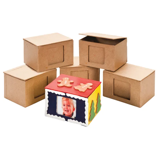 Papier Mache Memo Box with Frame - Pack of 6 - Modern Teaching Aids NZ