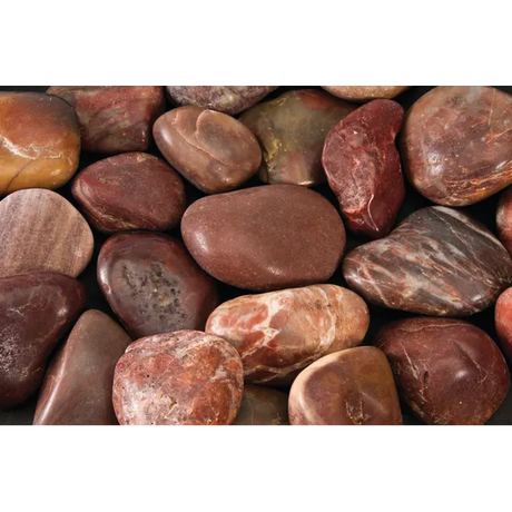 River Pebbles Red Granite - 1 Litre Jar - Modern Teaching Aids NZ
