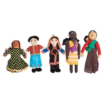 Multicultural Doll Kit - Set of 5