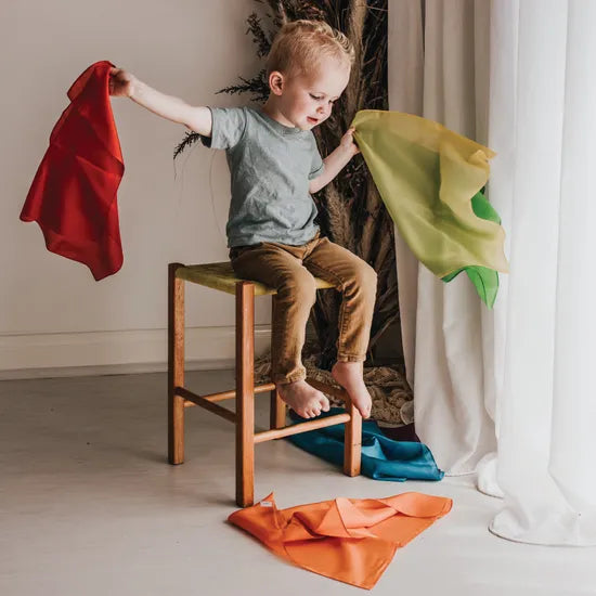 Play Silkies - Mini Silks - Set of 6 - Modern Teaching Aids NZ