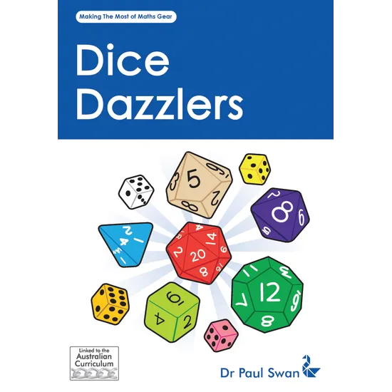 Dice Dazzlers Book Dr Paul Swan - Modern Teaching Aids NZ