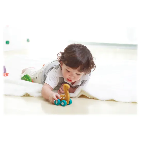 PlanToys - Dinosaur Car Set of 4 - Modern Teaching Aids NZ