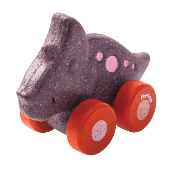 PlanToys - Dinosaur Car Set of 4 - Modern Teaching Aids NZ