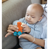 PlanToys - Dinosaur Car Set of 4 - Modern Teaching Aids NZ