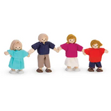 Plan Toys Doll Families - Diverse, Set of 4 - Modern Teaching Aids NZ