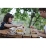 PlanToys - Wautomobile- Yellow - Modern Teaching Aids NZ