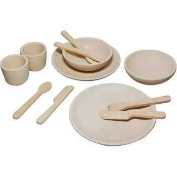 PlanToys Wooden Food Set - Modern Teaching Aids NZ