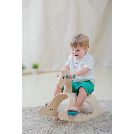 PlanToys - Palomino Wooden Rocking Horse - Modern Teaching Aids NZ
