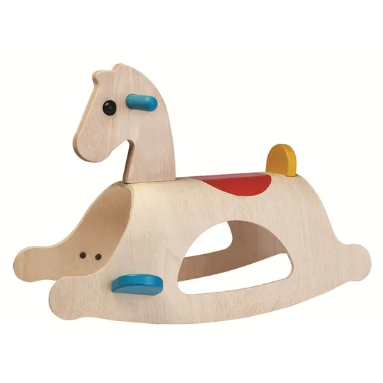 PlanToys - Palomino Wooden Rocking Horse - Modern Teaching Aids NZ