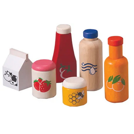 PlanToys - Food & Beverage Set - Modern Teaching Aids NZ