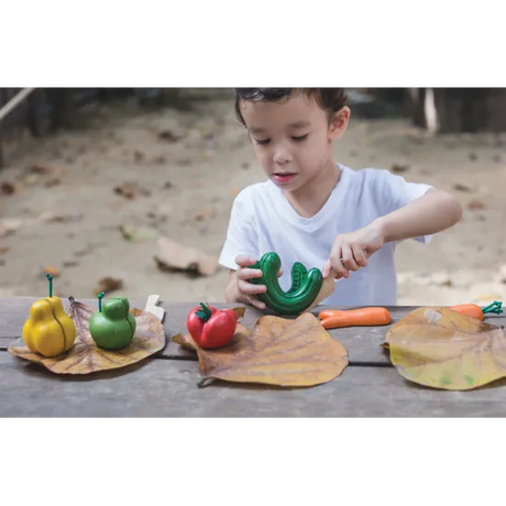 PlanToys - Wonky Fruit & Vegetables - Modern Teaching Aids NZ