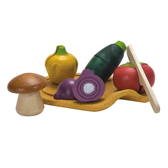 PlanToys - Assorted Vegetable Set - Modern Teaching Aids NZ