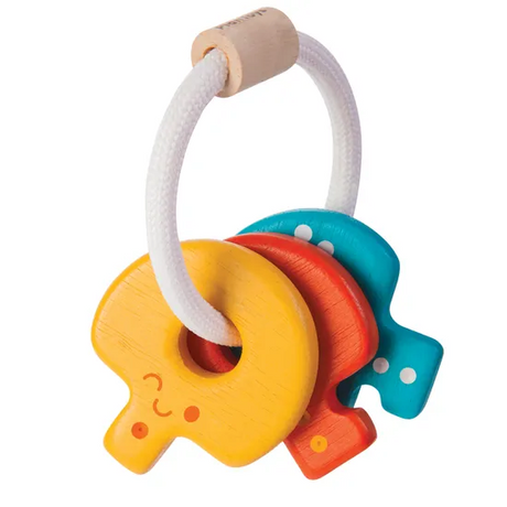 PlanToys - Baby Key Rattle - Modern Teaching Aids NZ