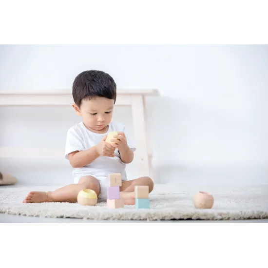 PlanToys - Sensory Blocks - Set of 6 - Modern Teaching Aids NZ