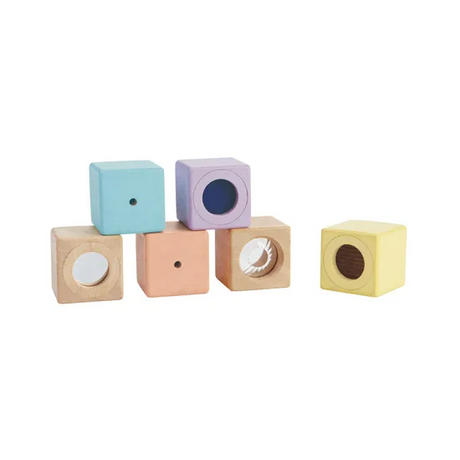 PlanToys - Sensory Blocks - Set of 6 - Modern Teaching Aids NZ