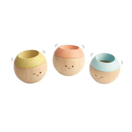 PlanToys - Sensory Tumbling Faces - Set of 3 - Modern Teaching Aids NZ