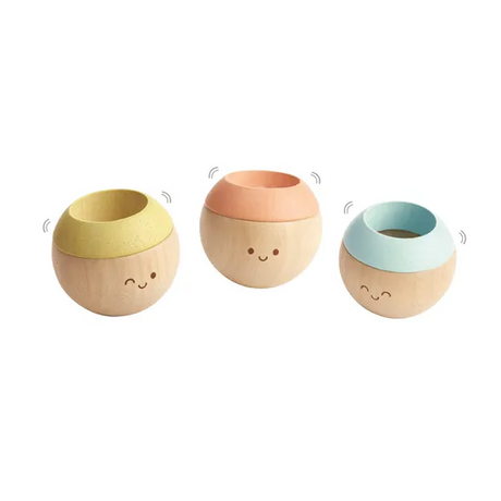 PlanToys - Sensory Tumbling Faces - Set of 3 - Modern Teaching Aids NZ