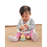 PlanToys - First Stacking Ring - Pastel - Modern Teaching Aids NZ