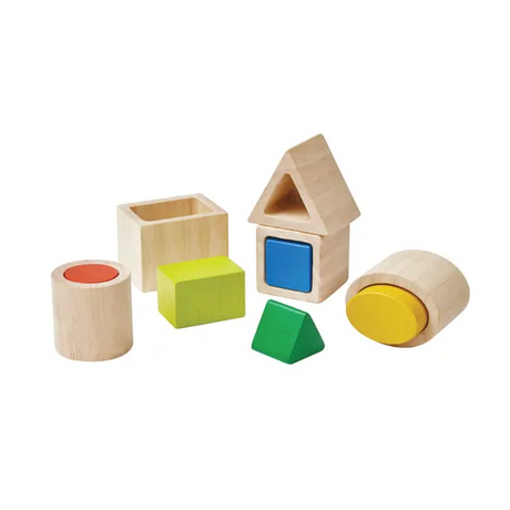 PlanToys - Geo Matching Boxes - Modern Teaching Aids NZ