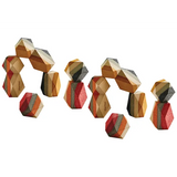 PlanToys - Geo Stacking Blocks - 24 pieces