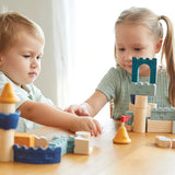 PlanToys Castle Blocks - 40 Pieces