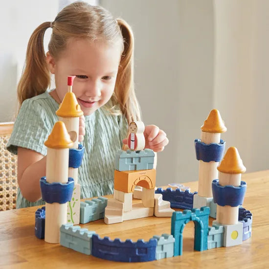 PlanToys Castle Blocks - 40 Pieces