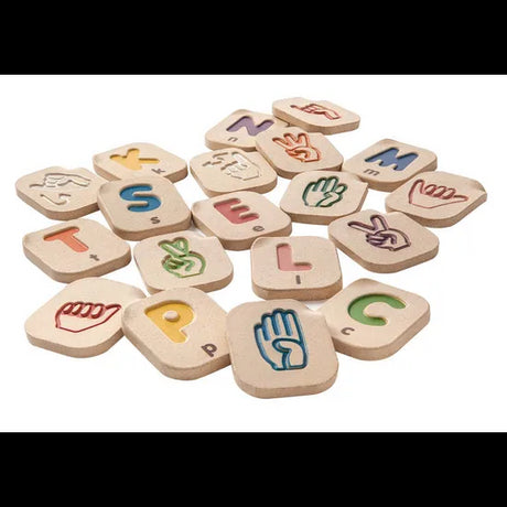 PlanToys - Hand Sign Alphabet A-Z - Modern Teaching Aids NZ