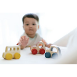 PlanToys Timber Trail Vehicle Set of 3 - Modern Teaching Aids NZ