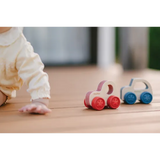 PlanToys Timber Trail Vehicle Set of 3 - Modern Teaching Aids NZ