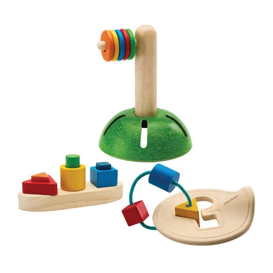 PlanToys Montessori-Inspired Stacking &amp; Sorting Set