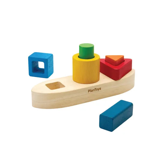 PlanToys Montessori-Inspired Sorting Boat