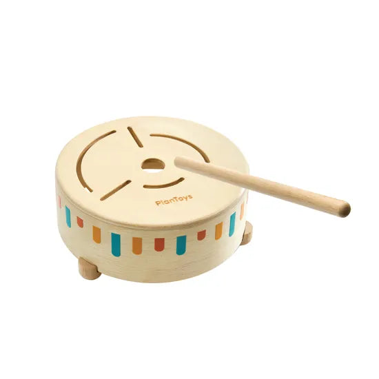 PlanToys Montessori-Inspired Wooden Sensory Drum
