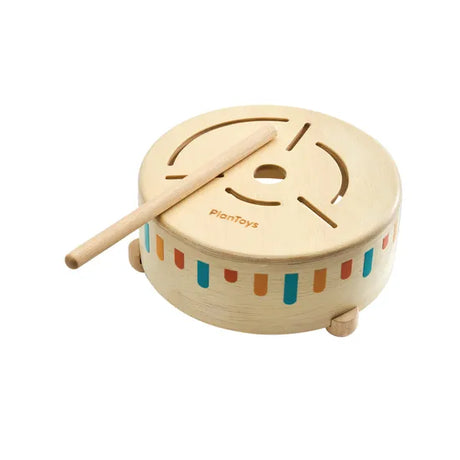 PlanToys Montessori-Inspired Wooden Sensory Drum