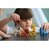 PlanToys - Wild Animals Set - Modern Teaching Aids NZ