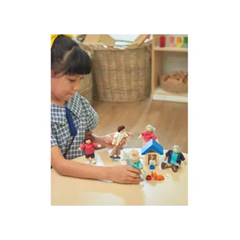 PlanToys - Modern Doll Family - Modern Teaching Aids NZ