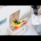 PlanToys - Green Dollhouse with Furniture - Modern Teaching Aids NZ