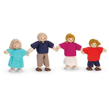 Plan Toys Doll Family - Caucasian - Modern Teaching Aids NZ