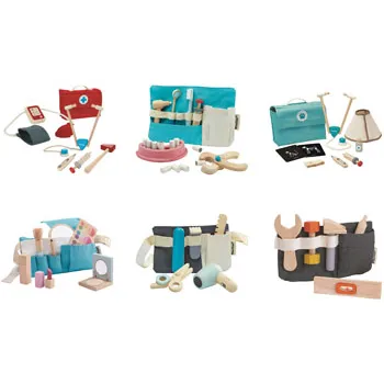 PlanToys - Occupations Role Play Set of 6 - Modern Teaching Aids NZ