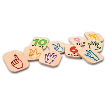 PlanToys Braille & Hand Signals - Kit of 4
